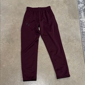 Under Armour Burgundy Track Pants